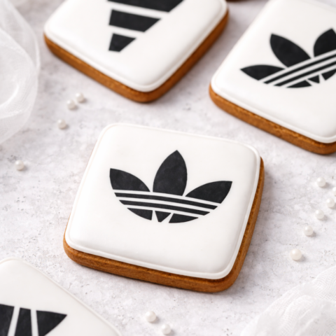 Piernik lukrowany z logo