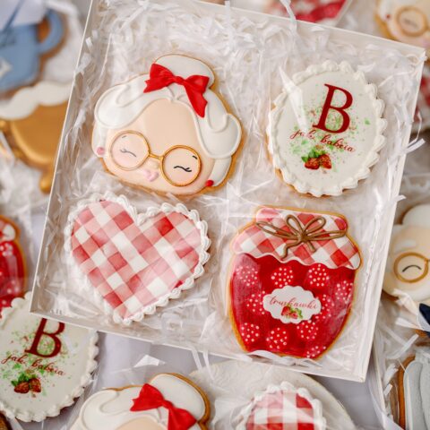 Zestaw ciasteczek maślanych/pierniczków dla Babci