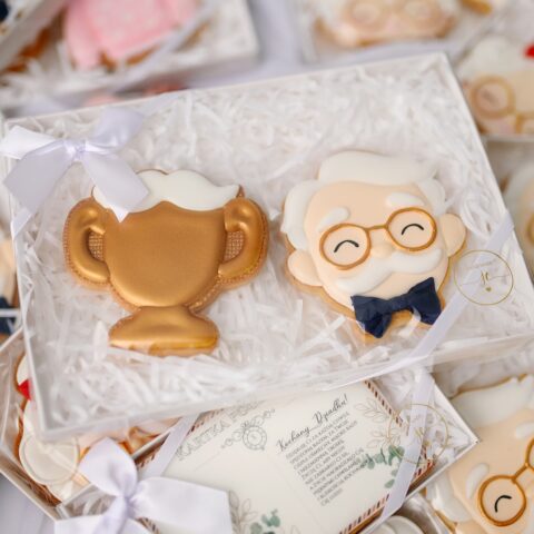 Zestaw ciasteczek maślanych/pierniczków dla Dziadka 2szt.