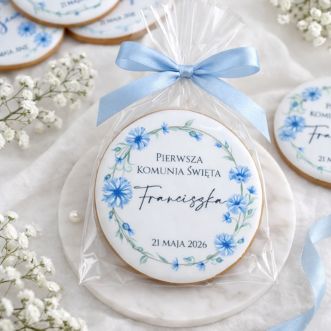 Pierniki/ Podziękowanie na Pierwszą Komunię Świętą wzór 4