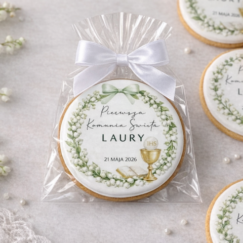 Pierniki/ Podziękowanie na Pierwszą Komunię Świętą wzór 13