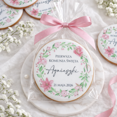 Pierniki/ Podziękowanie na Pierwszą Komunię Świętą wzór 2
