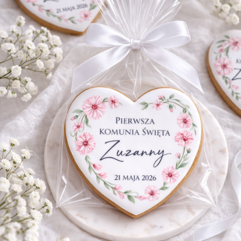 Pierniki/ Podziękowanie na Pierwszą Komunię Świętą wzór 25